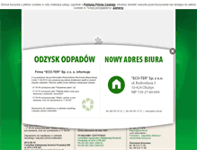 Tablet Screenshot of eco-ter.pl